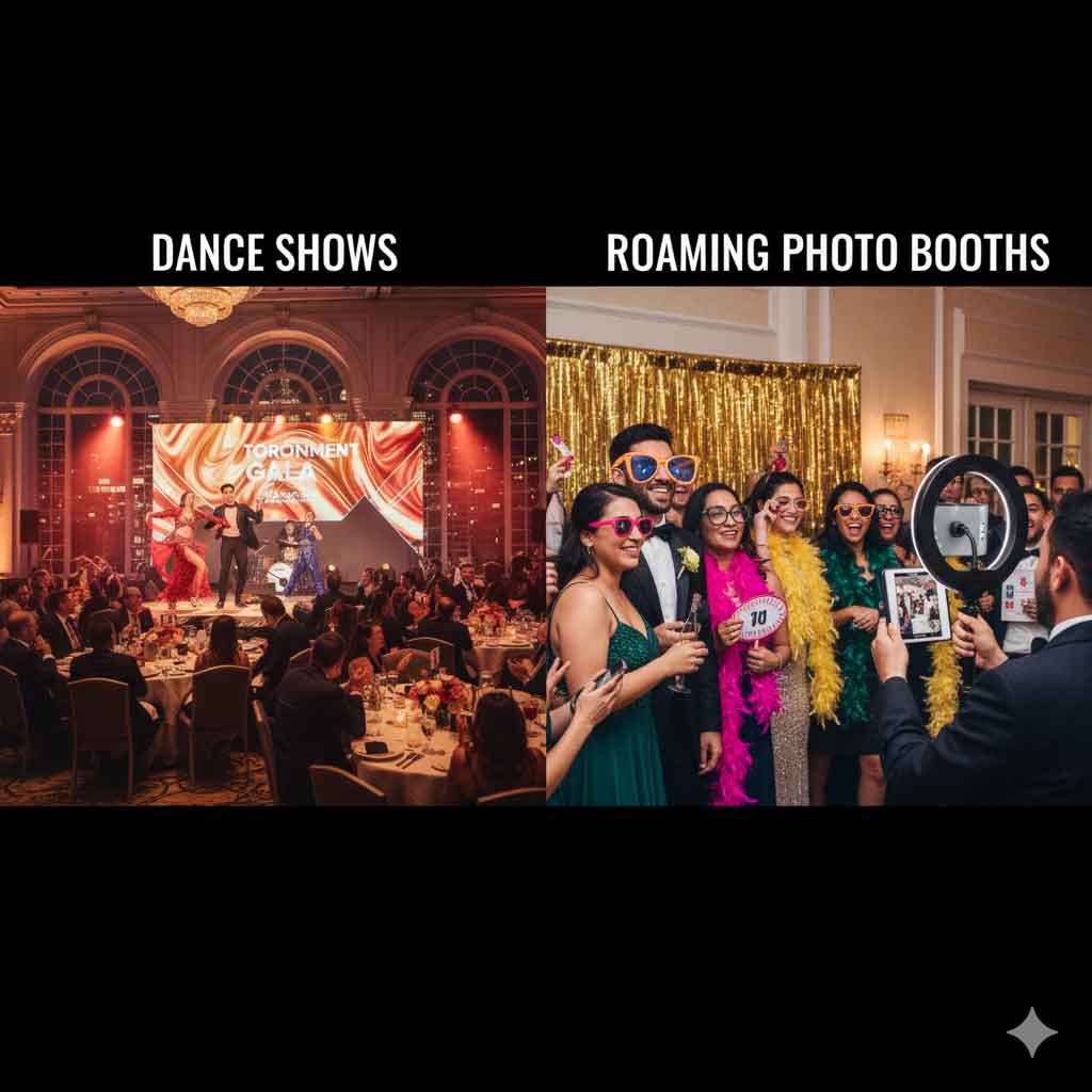 Hire Dancers for Parties in Toronto: Roaming Acts or Stage Shows?