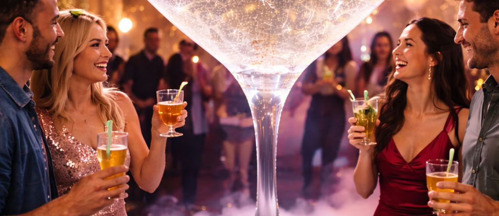 Corporate Life Size Martini Glass Toronto Rental