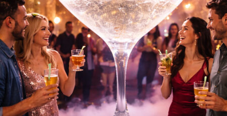 Corporate Life Size Martini Glass Toronto Rental