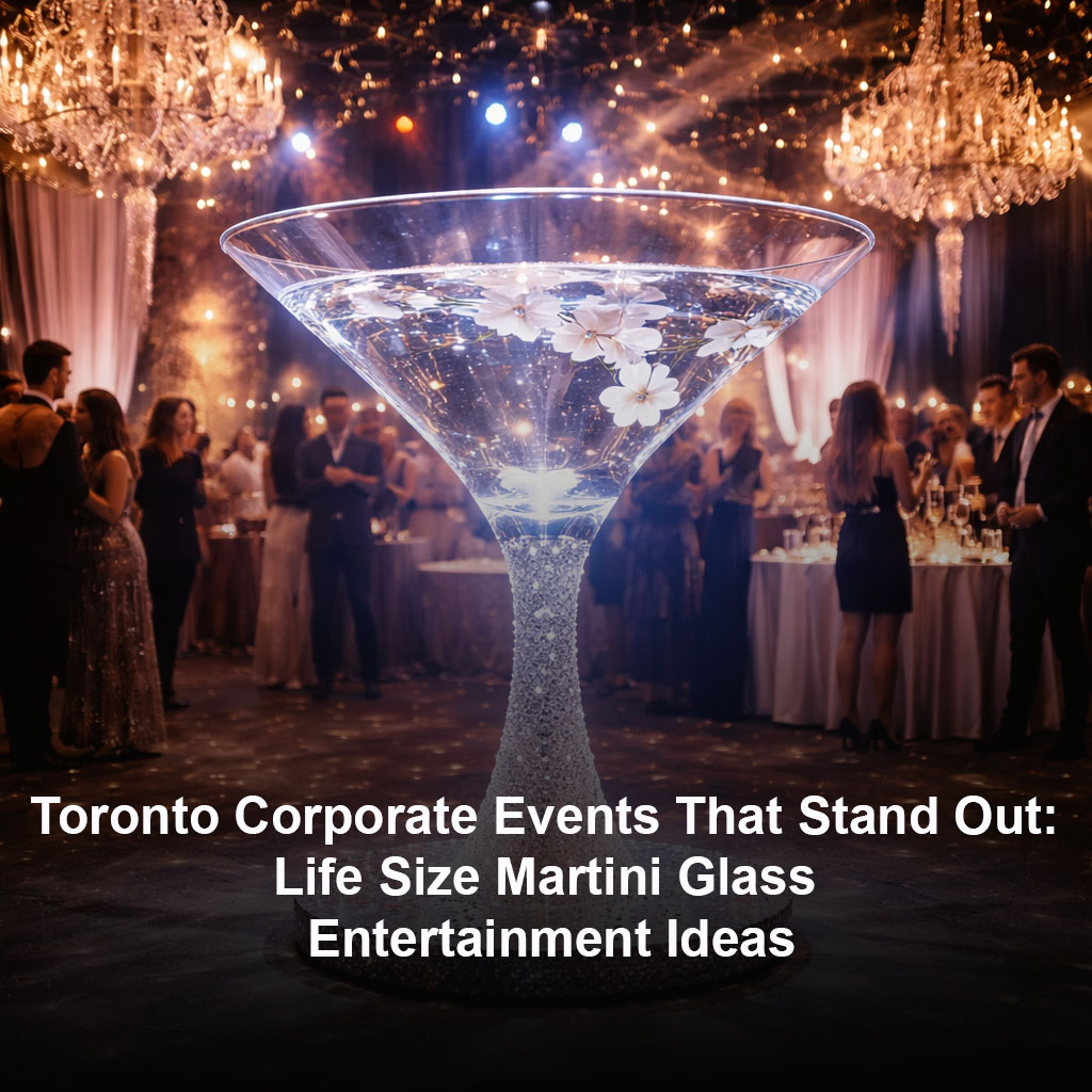 Martini Glass Prop Rental Toronto for Corporate Events