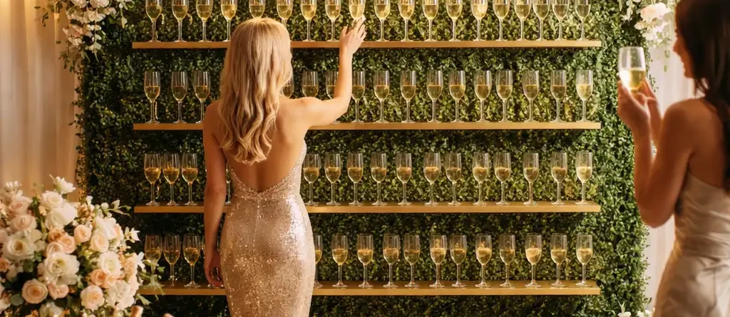 Champagne wall rental Toronto